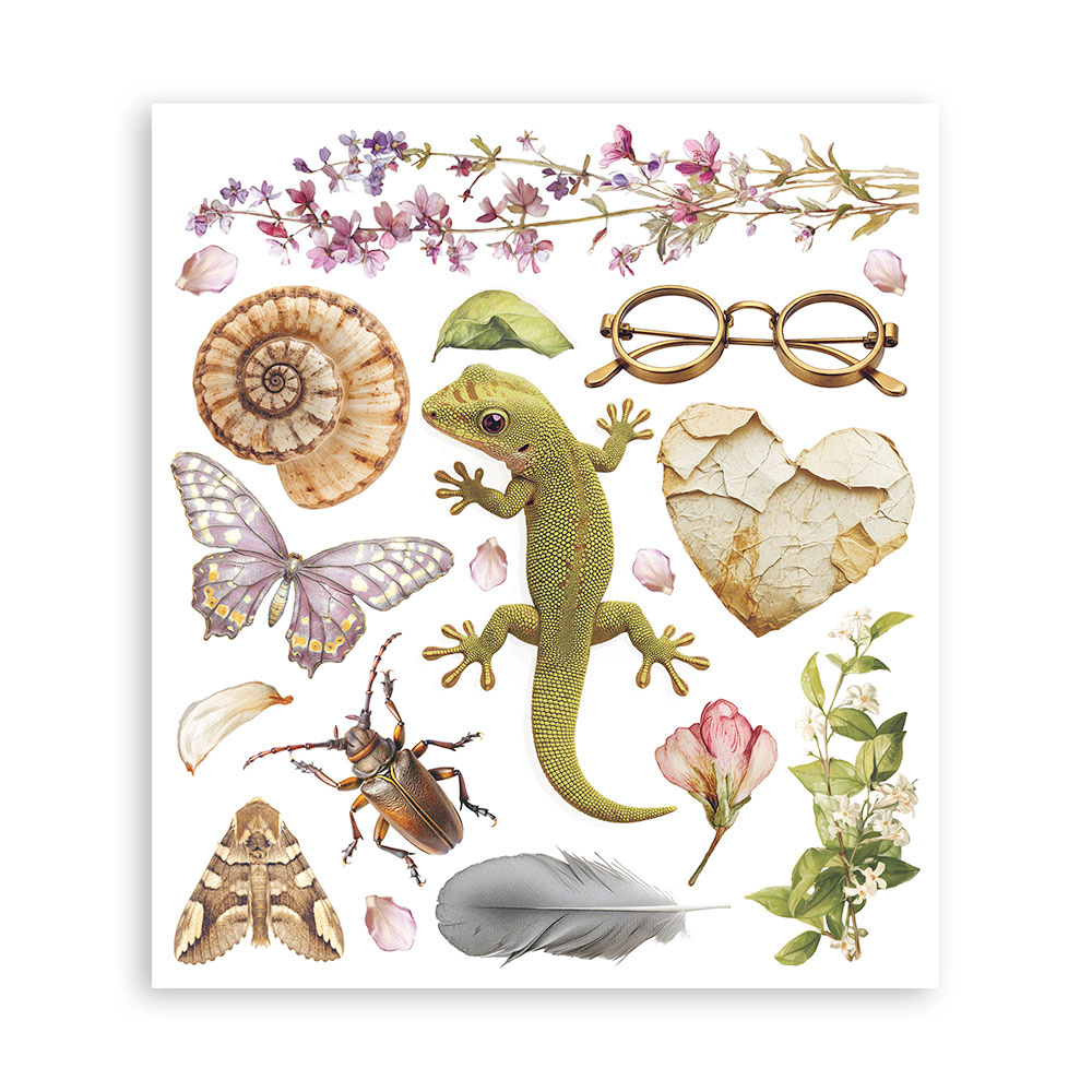Stamperia Printed Decorative Rub on selection for Art and Craft cm 20,5x23 - All Around