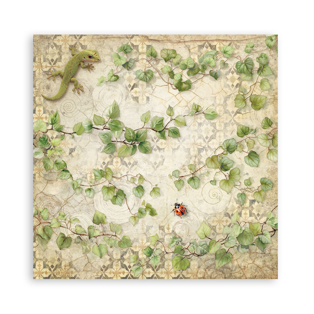 Stamperia Scrapbooking Printed Pad for Art and Craft 22 sheets cm 20,3X20,3 (8"X8") Single Face All Around