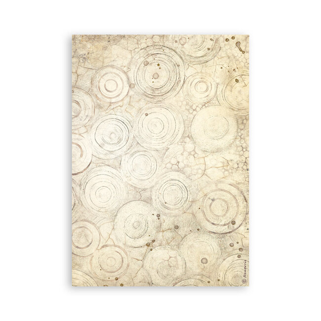 Stamperia Printed Washi pad for Art and Craft A5 8 sheets - All Around
