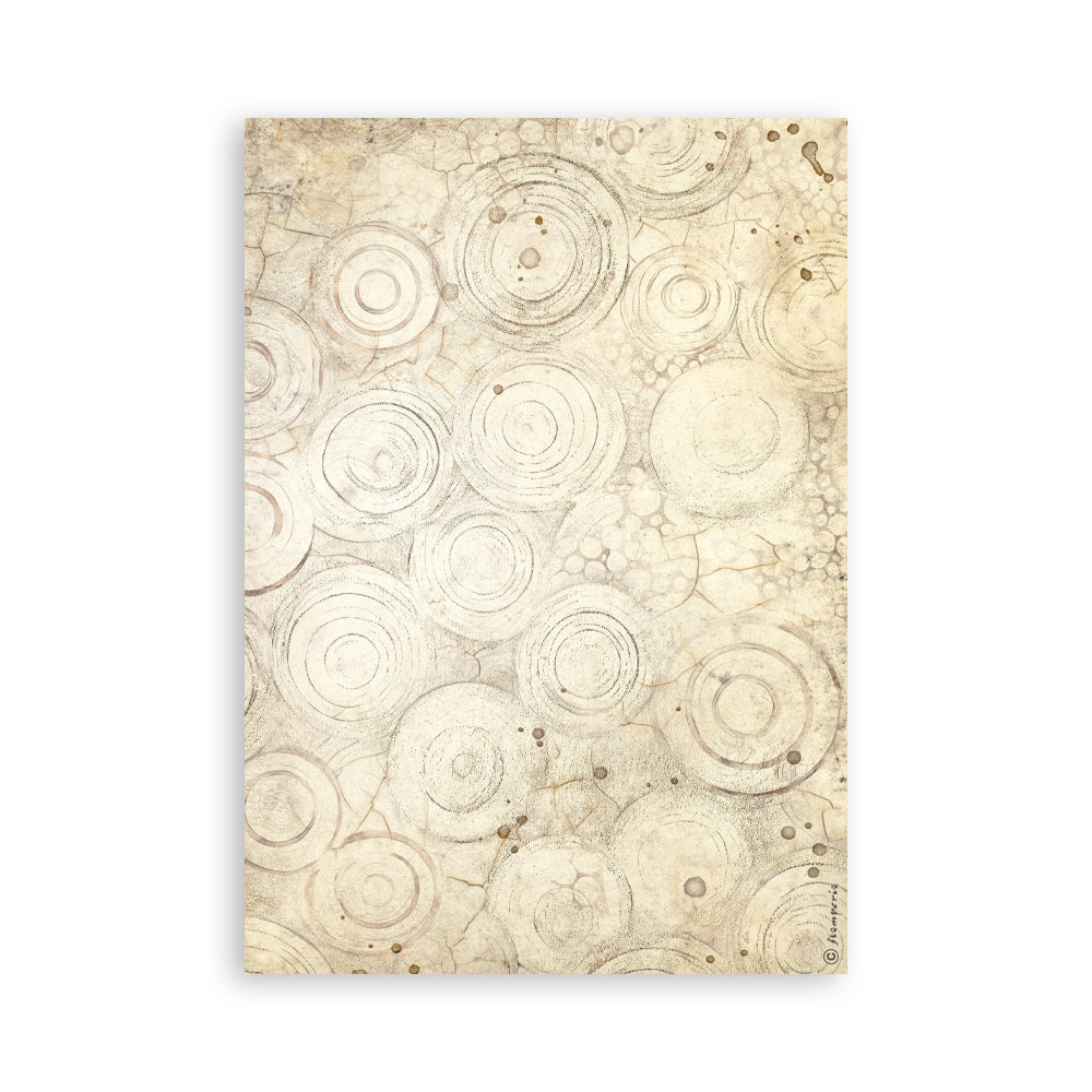 Stamperia Printed Washi pad for Art and Craft A5 8 sheets - All Around