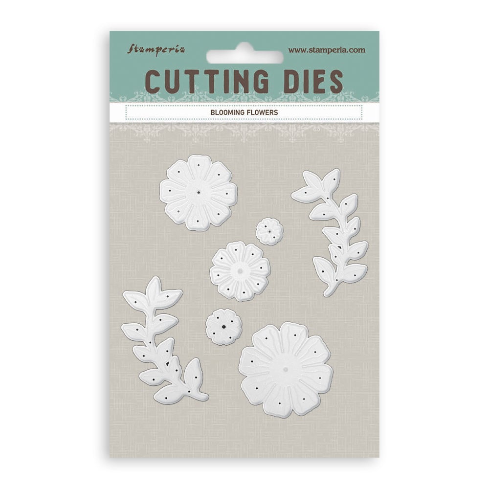 Stamperia Cutting Dies for paper crafting A6 - Blooming flowers