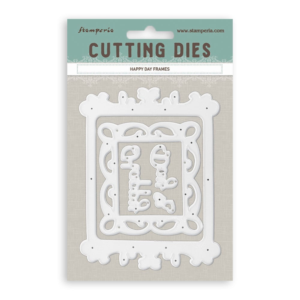Stamperia Cutting Dies for paper crafting A6 - Happy Day frames