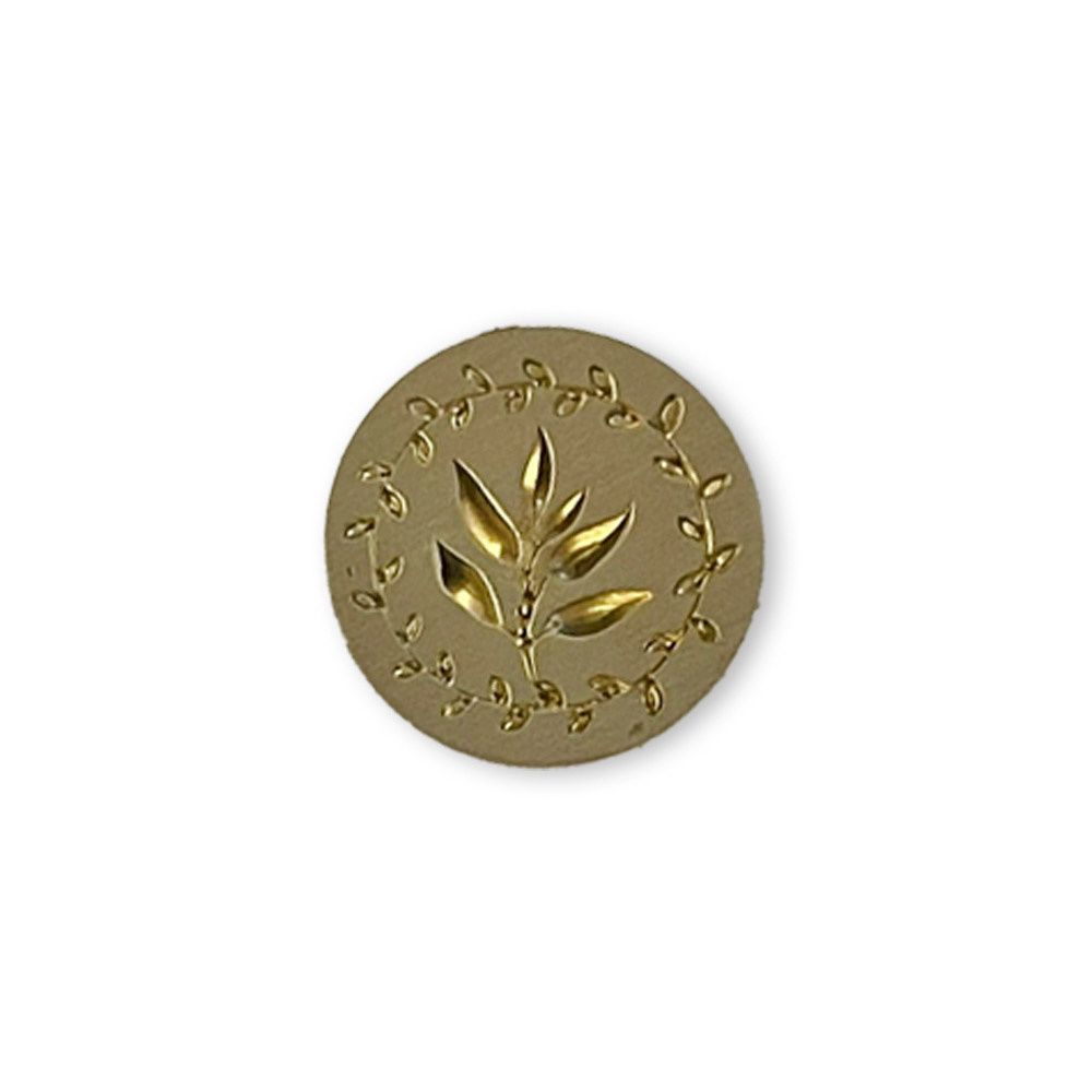 Stamperia Set 6 Decorative seals design for Art and Craft diam cm2,5 Garden