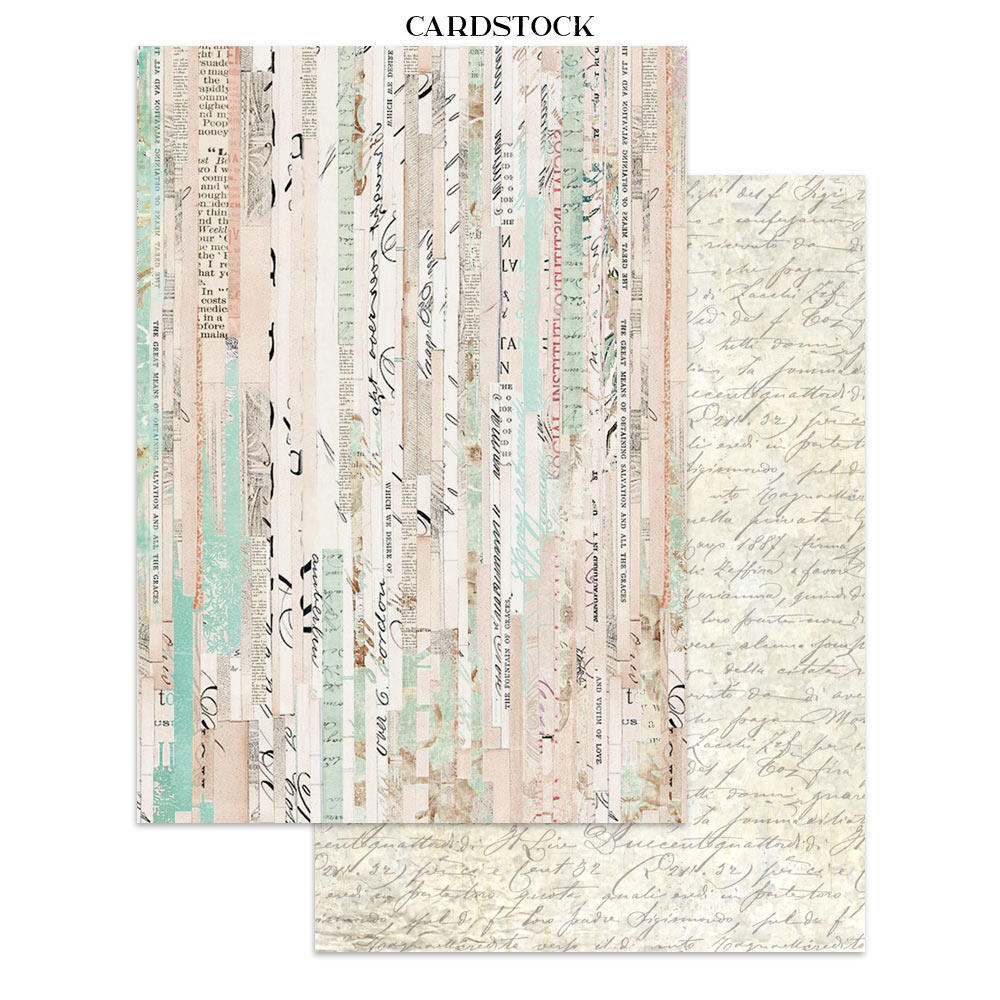 Stamperia Printed Art Junk journal: stickers, cut-outs, backgrounds for Art and Craft - Wonderland