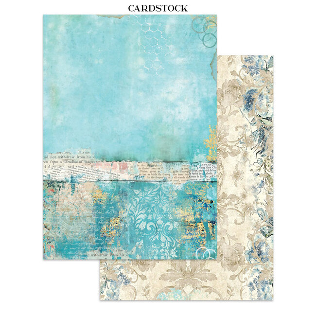 Stamperia Printed Art Junk journal: stickers, cut-outs, backgrounds for Art and Craft - Wonderland