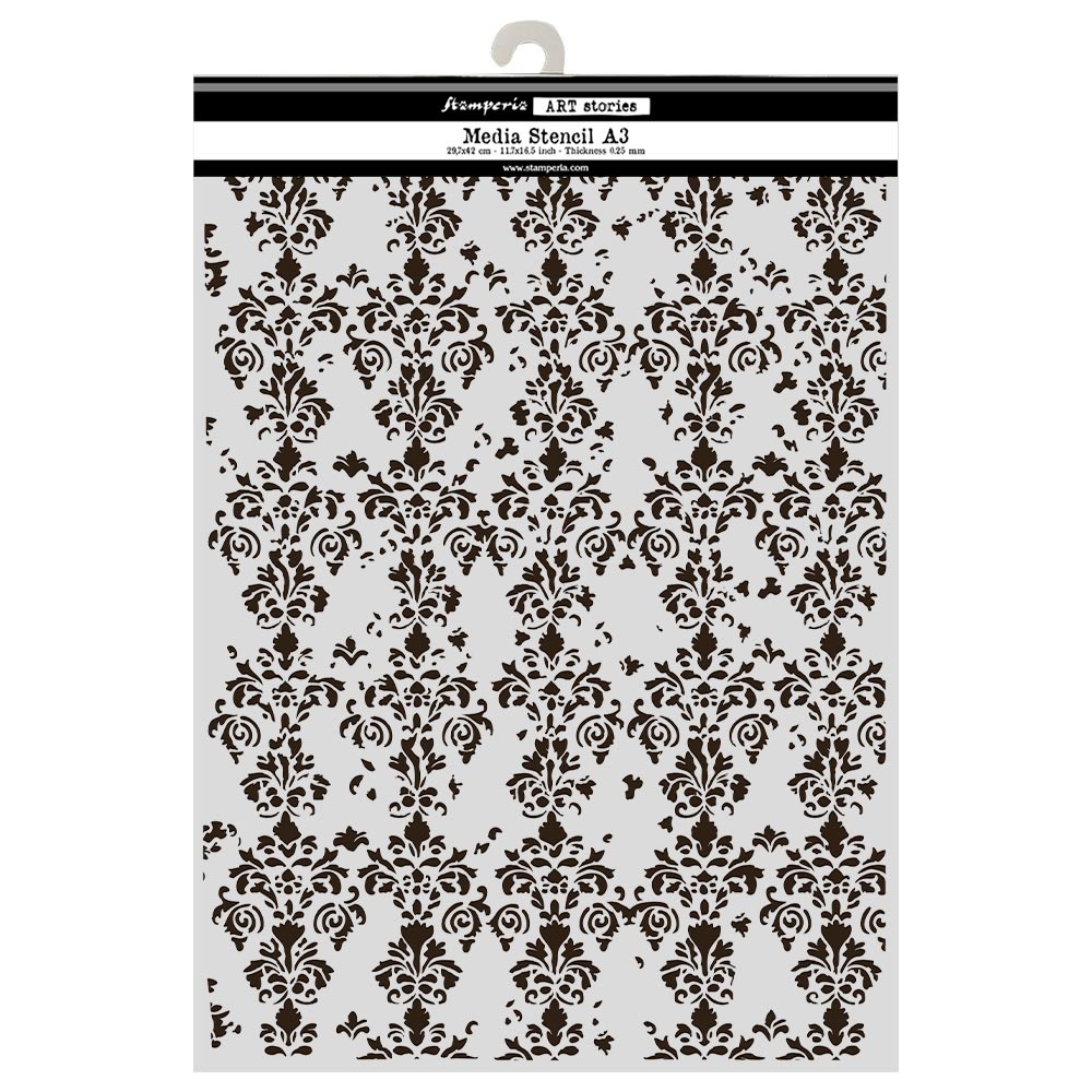 Stamperia Cut laser stencil for Art and Craft A3 - Symphony wallpaper decor