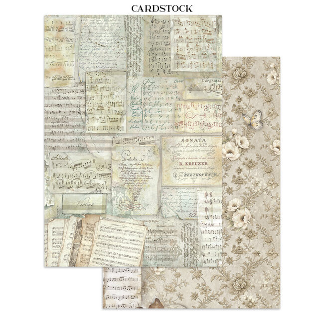 Stamperia Printed Art Junk Journal Focus Points for Art and Craft A5 - Symphony