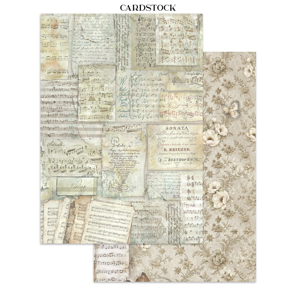 Stamperia Printed Art Junk Journal Focus Points for Art and Craft A5 - Symphony