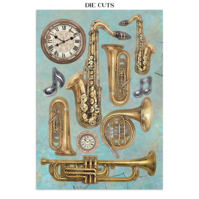 Stamperia Printed Art Junk Journal Focus Points for Art and Craft A5 - Symphony