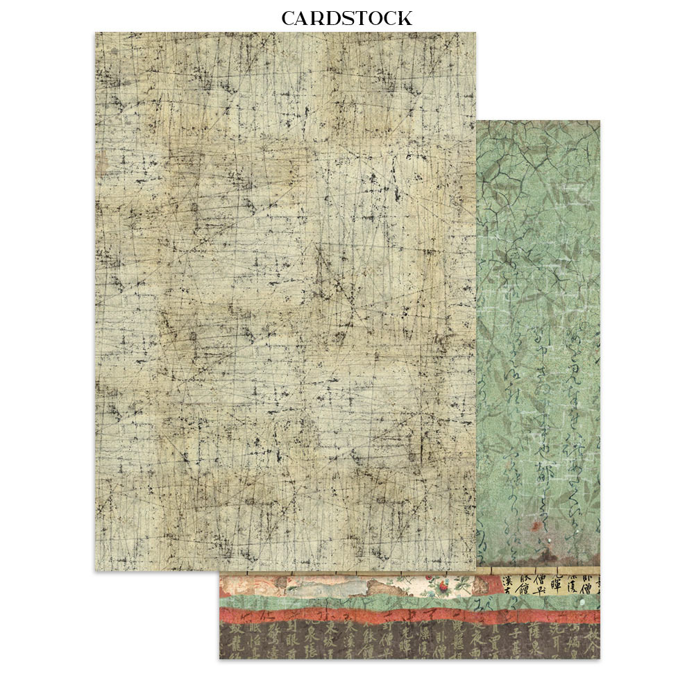 Stamperia Printed Art Junk journal: stickers, cut-outs, backgrounds for Art and Craft - Oriental Garden