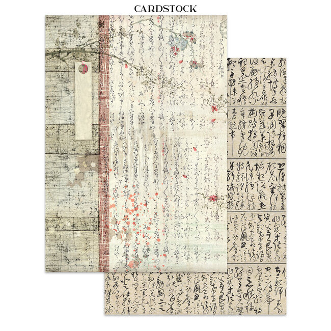 Stamperia Printed Art Junk journal: stickers, cut-outs, backgrounds for Art and Craft - Oriental Garden