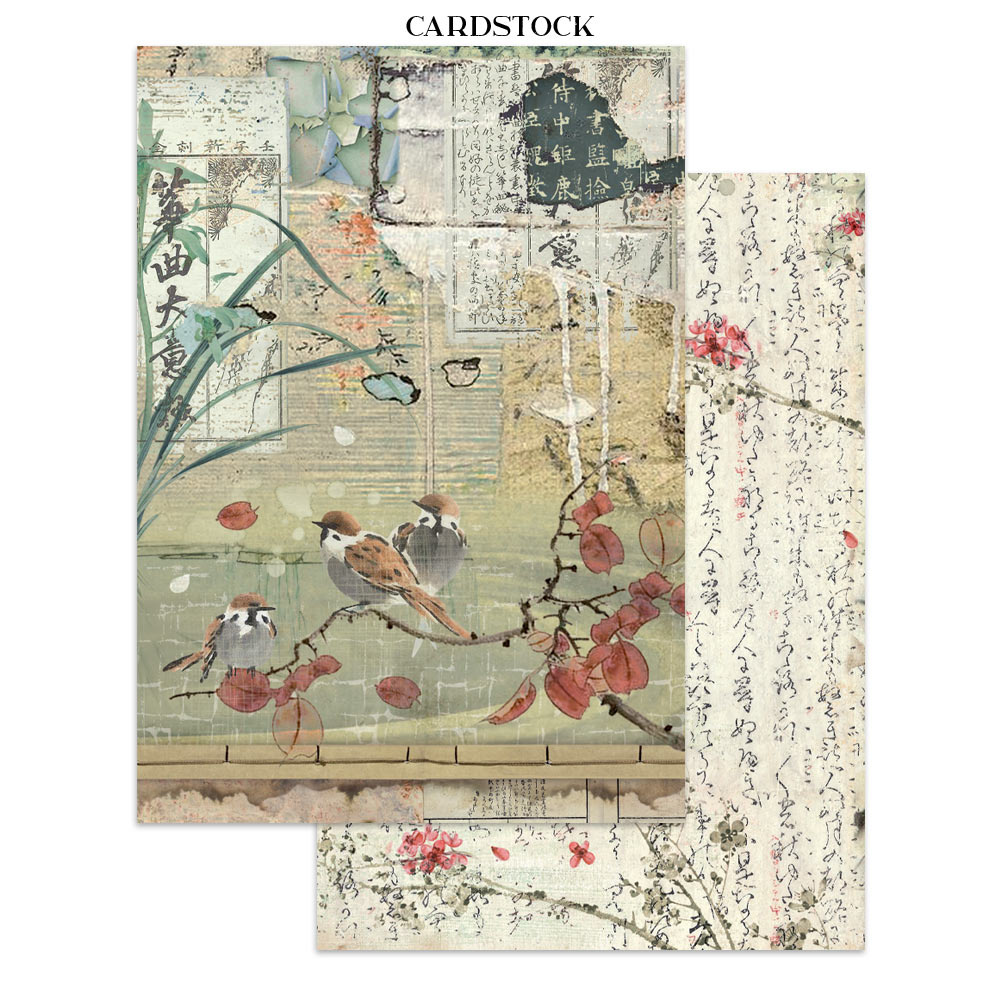 Stamperia Printed Art Junk Journal Focus Points for Art and Craft A5 - Oriental Garden