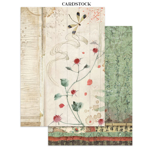 Stamperia Printed Art Junk Journal Focus Points for Art and Craft A5 - Oriental Garden