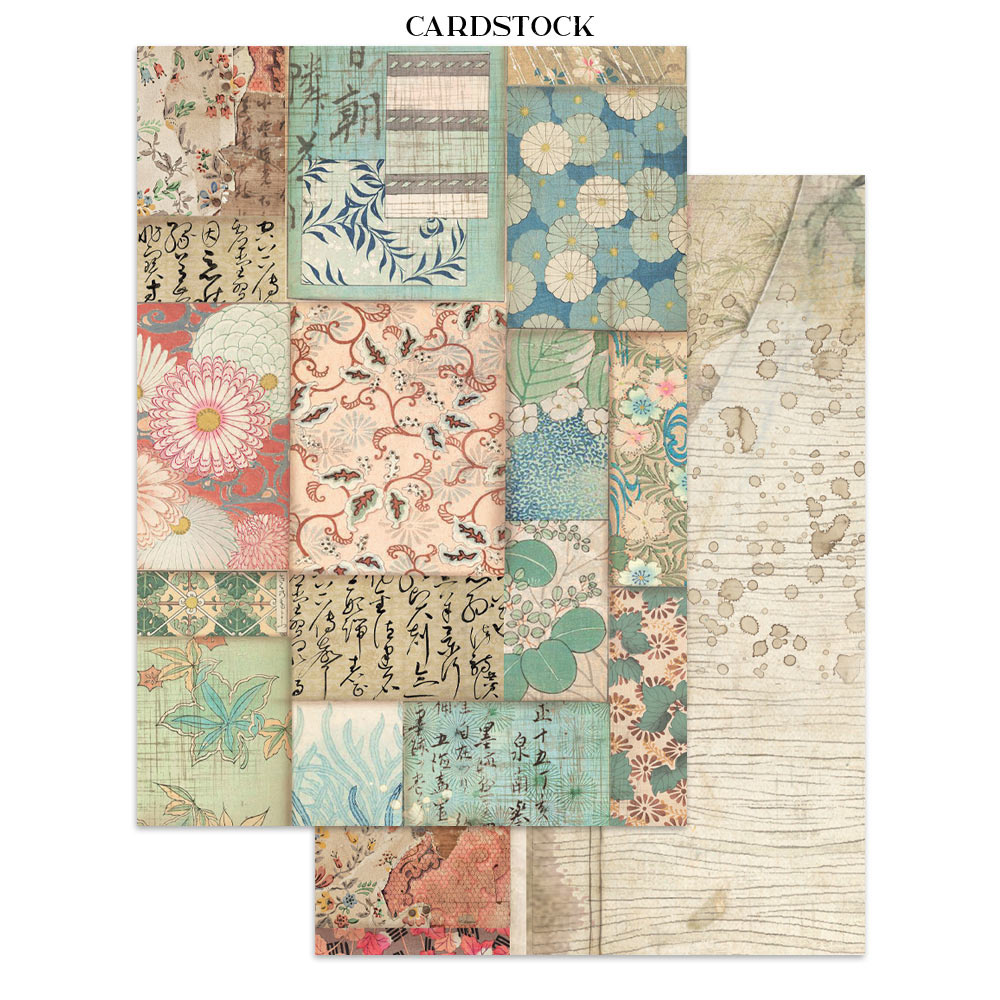 Stamperia Printed Art Junk Journal Focus Points for Art and Craft A5 - Oriental Garden