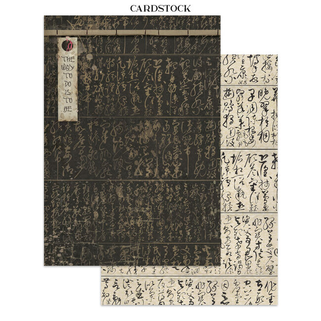 Stamperia Printed Art Junk Journal Focus Points for Art and Craft A5 - Oriental Garden