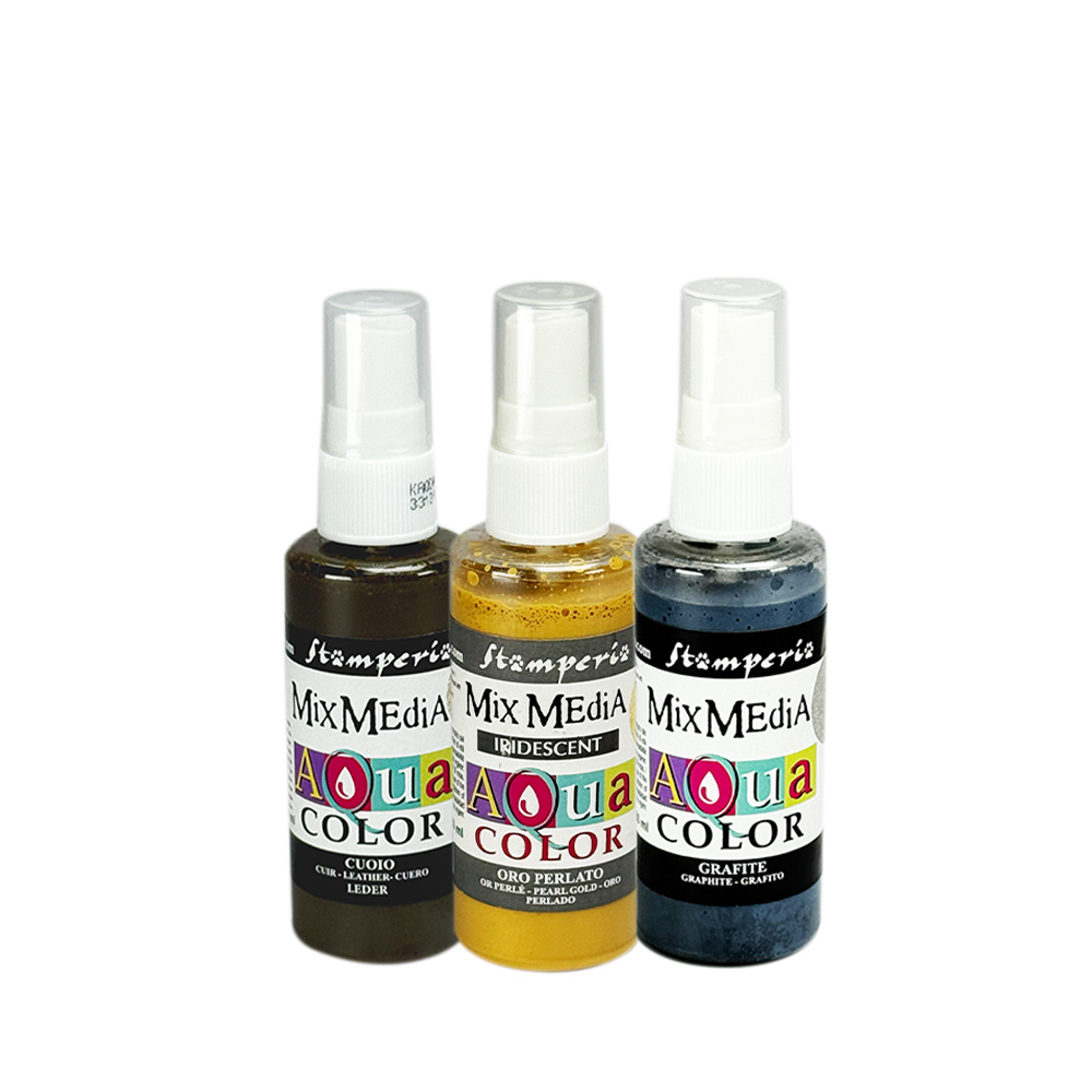 Stamperia Aquacolor selection for Craft and Art 3 colours - White Christmas