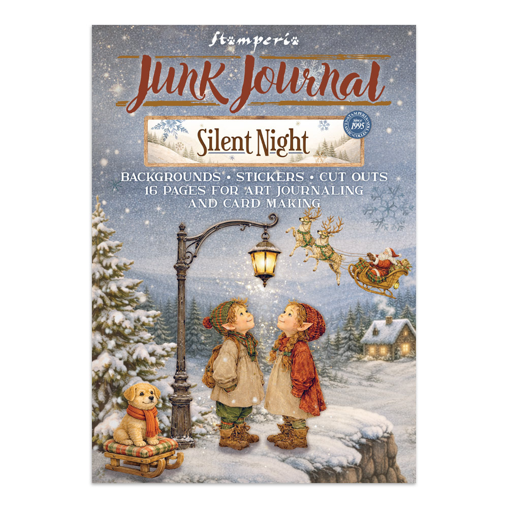 Stamperia Printed Art Junk journal: stickers, cut-outs, backgrounds for Art and Craft - Silent Night