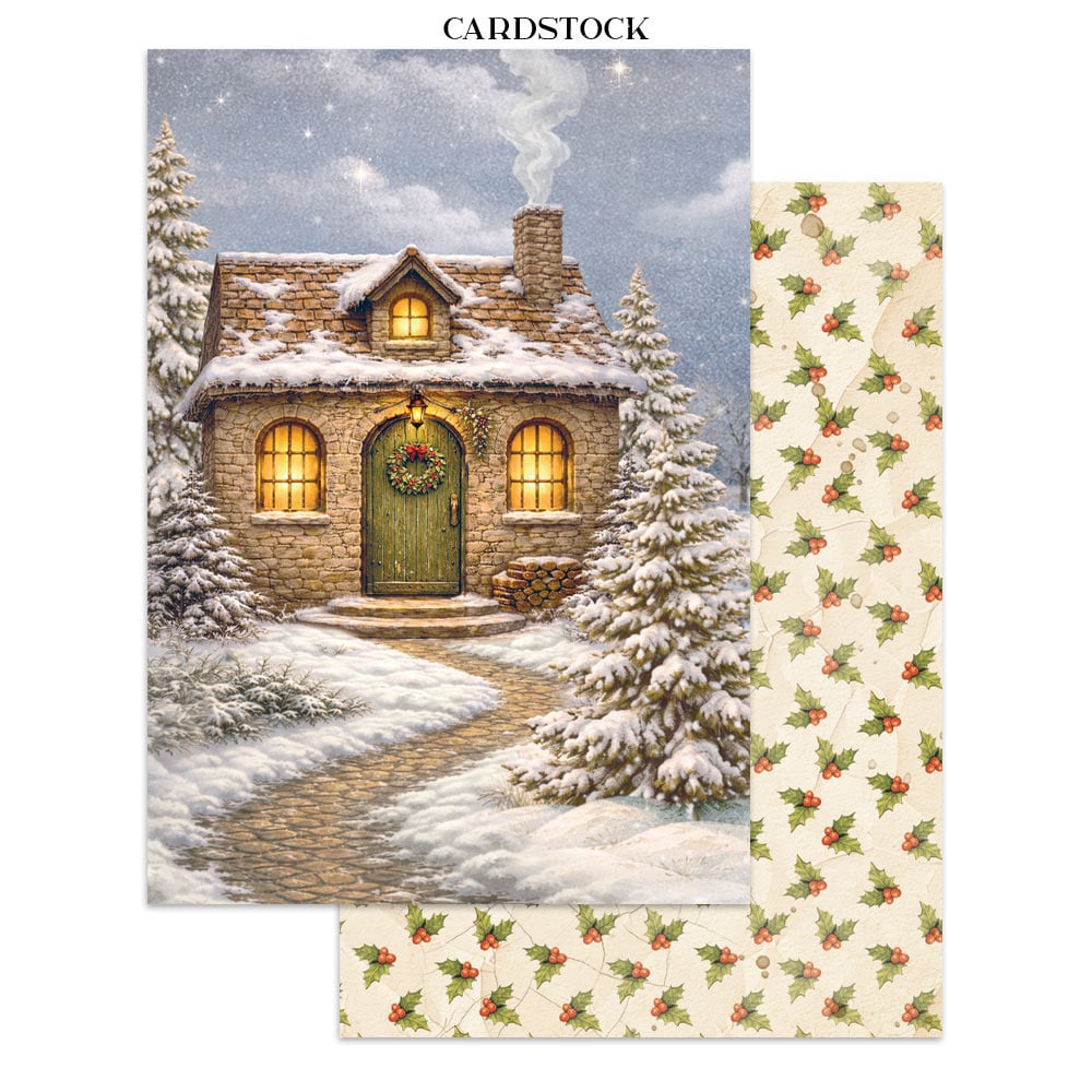Stamperia Printed Art Junk Journal Focus Points for Art and Craft A5 - Silent Night