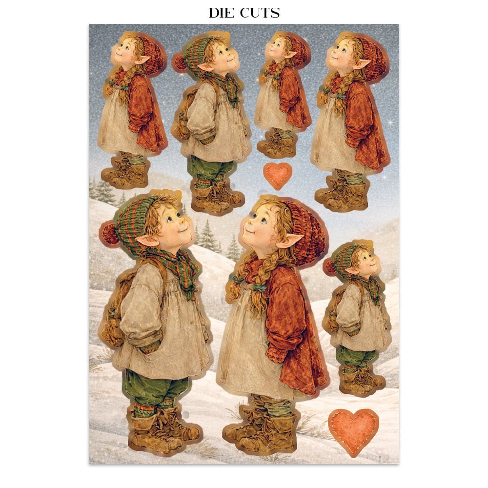 Stamperia Printed Art Junk Journal Focus Points for Art and Craft A5 - Silent Night