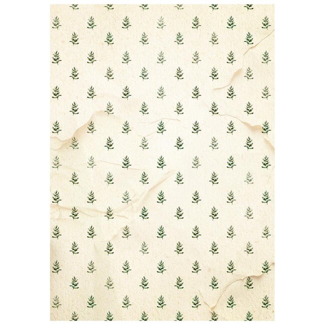 Stamperia Printed 8 Rice paper A6 backgrounds selection for Art and Craft - Silent Night
