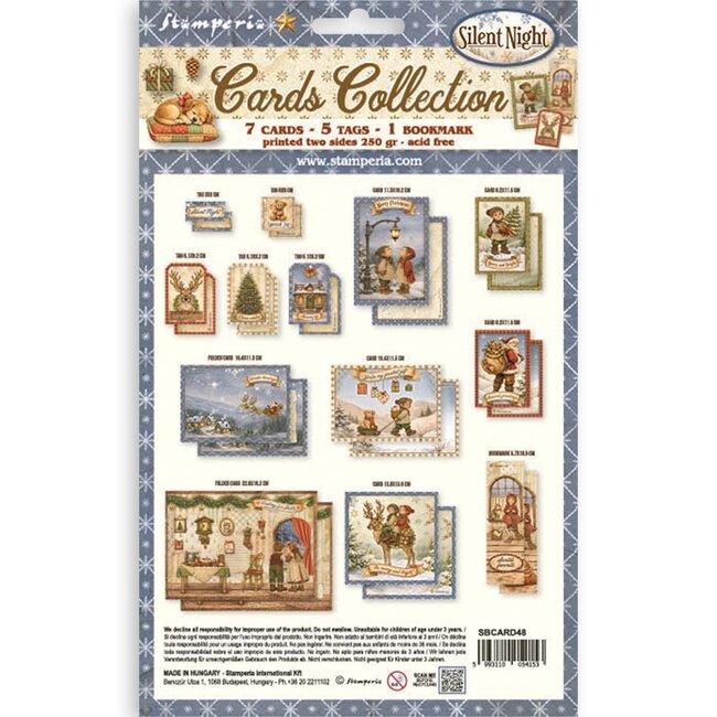 Stamperia Printed Art Cards Collection - Silent Night