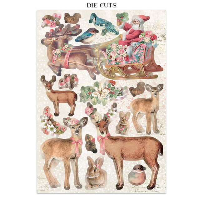 Stamperia Printed Art Junk Journal Focus Points for Art and Craft A5 - Winter Magic