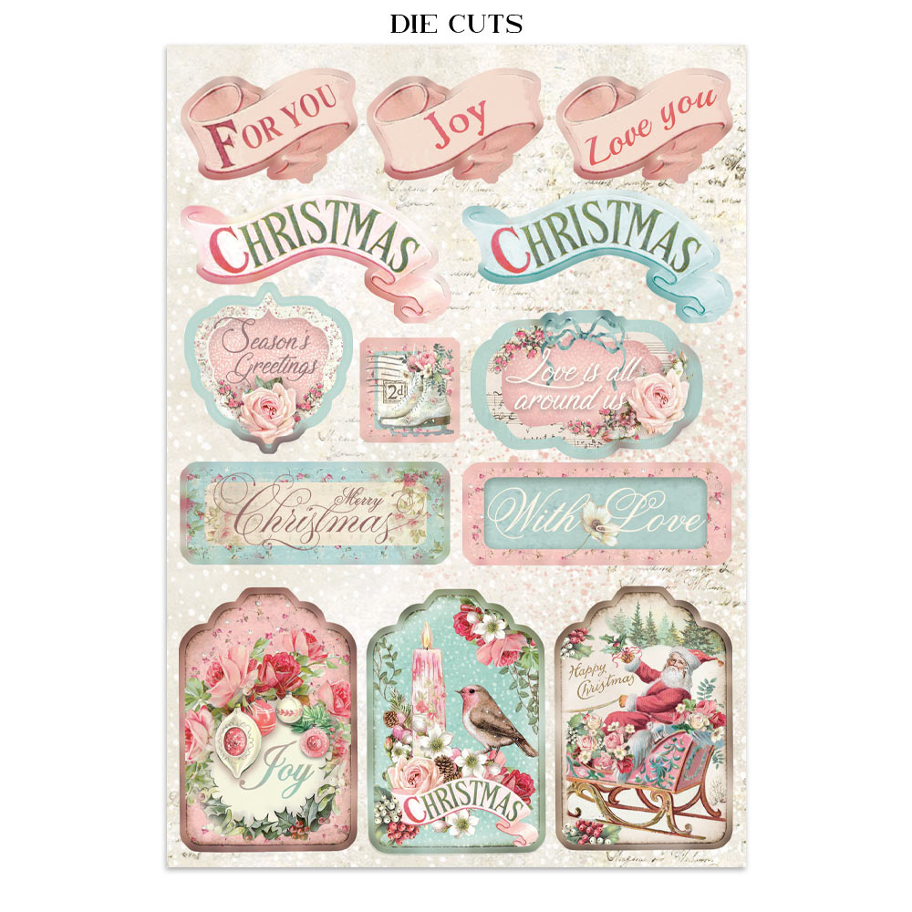 Stamperia Printed Art Junk Journal Focus Points for Art and Craft A5 - Winter Magic