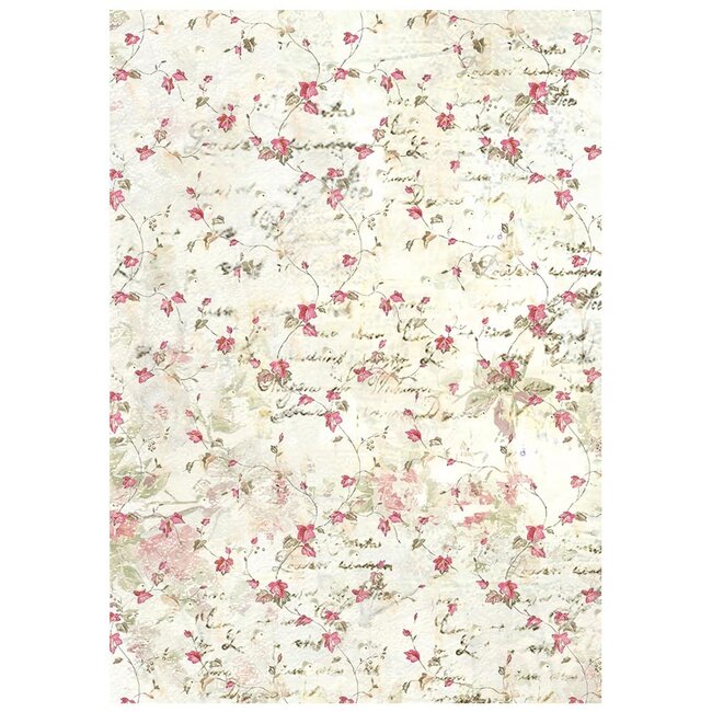 Stamperia Printed 8 Rice paper A6 backgrounds selection for Art and Craft - Winter Magic