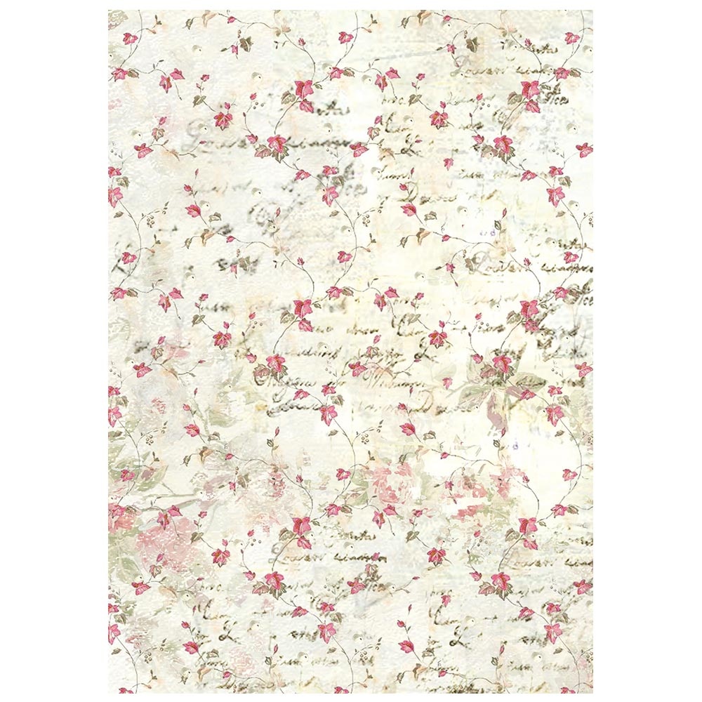 Stamperia Printed 8 Rice paper A6 backgrounds selection for Art and Craft - Winter Magic