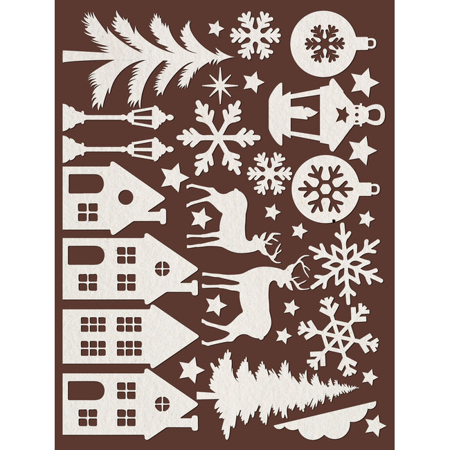 Stamperia Art Paper Shapes laser cut - Christmas