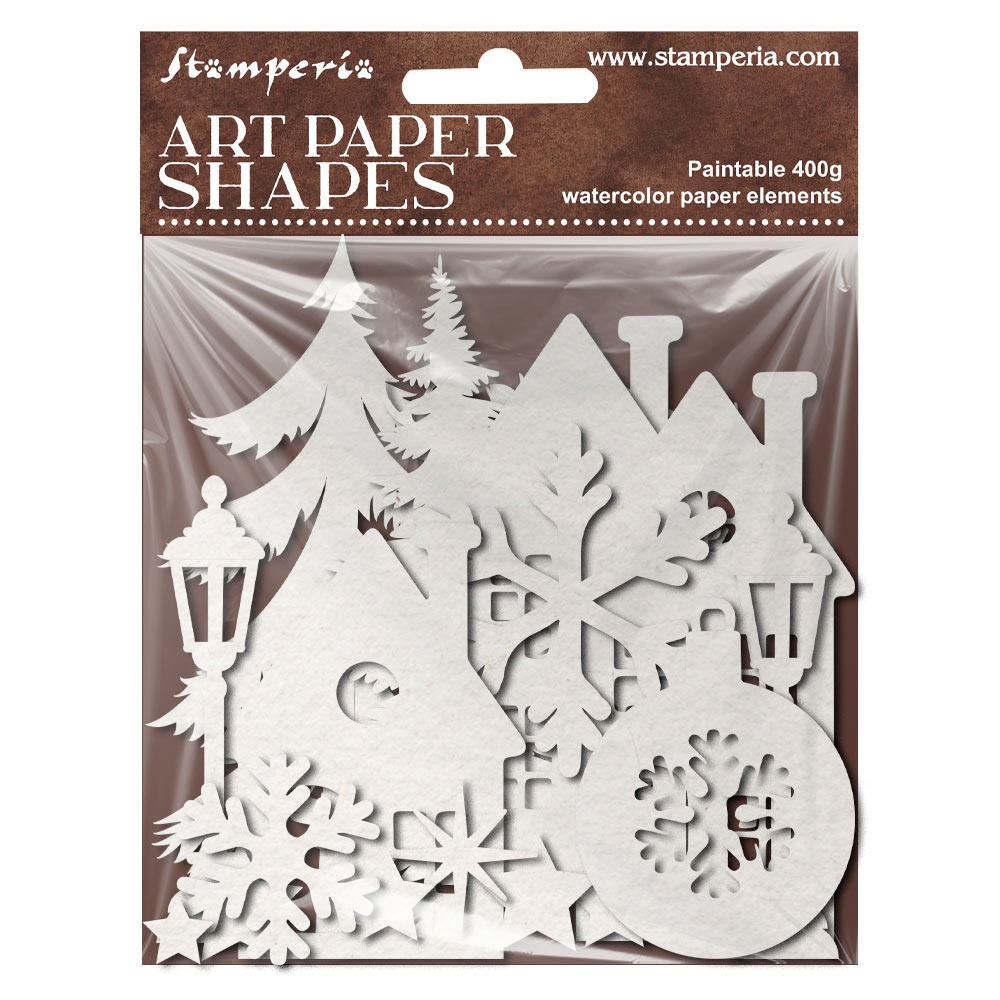 Stamperia Art Paper Shapes laser cut - Christmas
