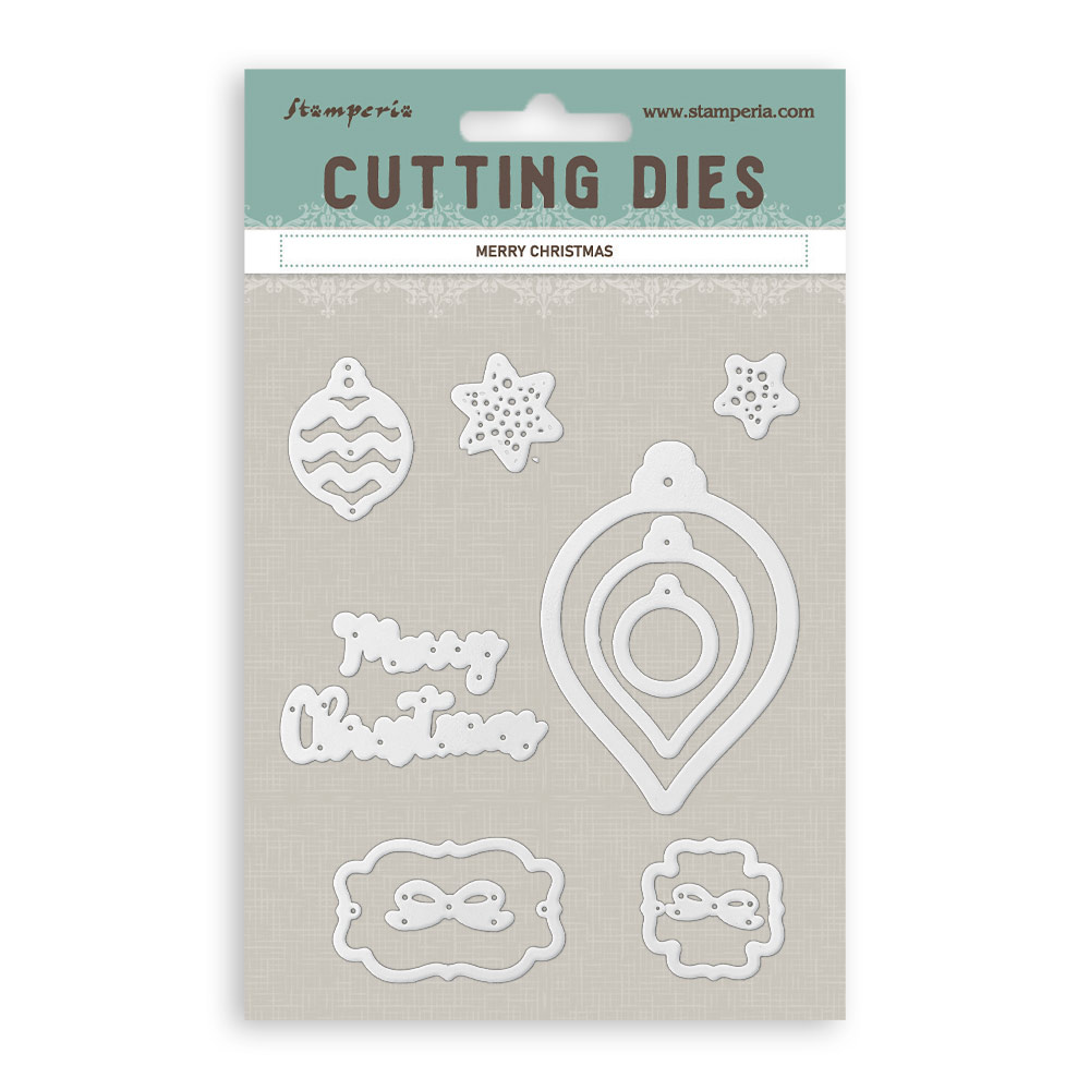 Stamperia Cutting Dies for paper crafting A6 - Merry Christmas