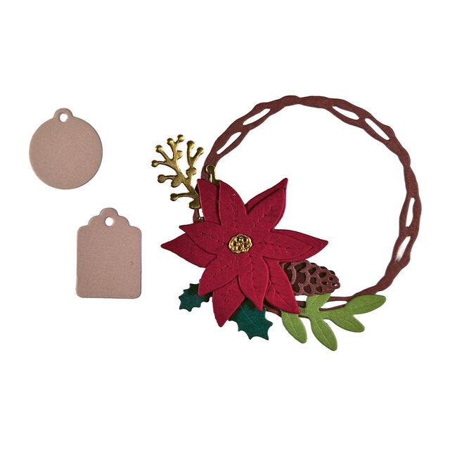 Stamperia Cutting Dies for paper crafting A6 - Christmas wreath