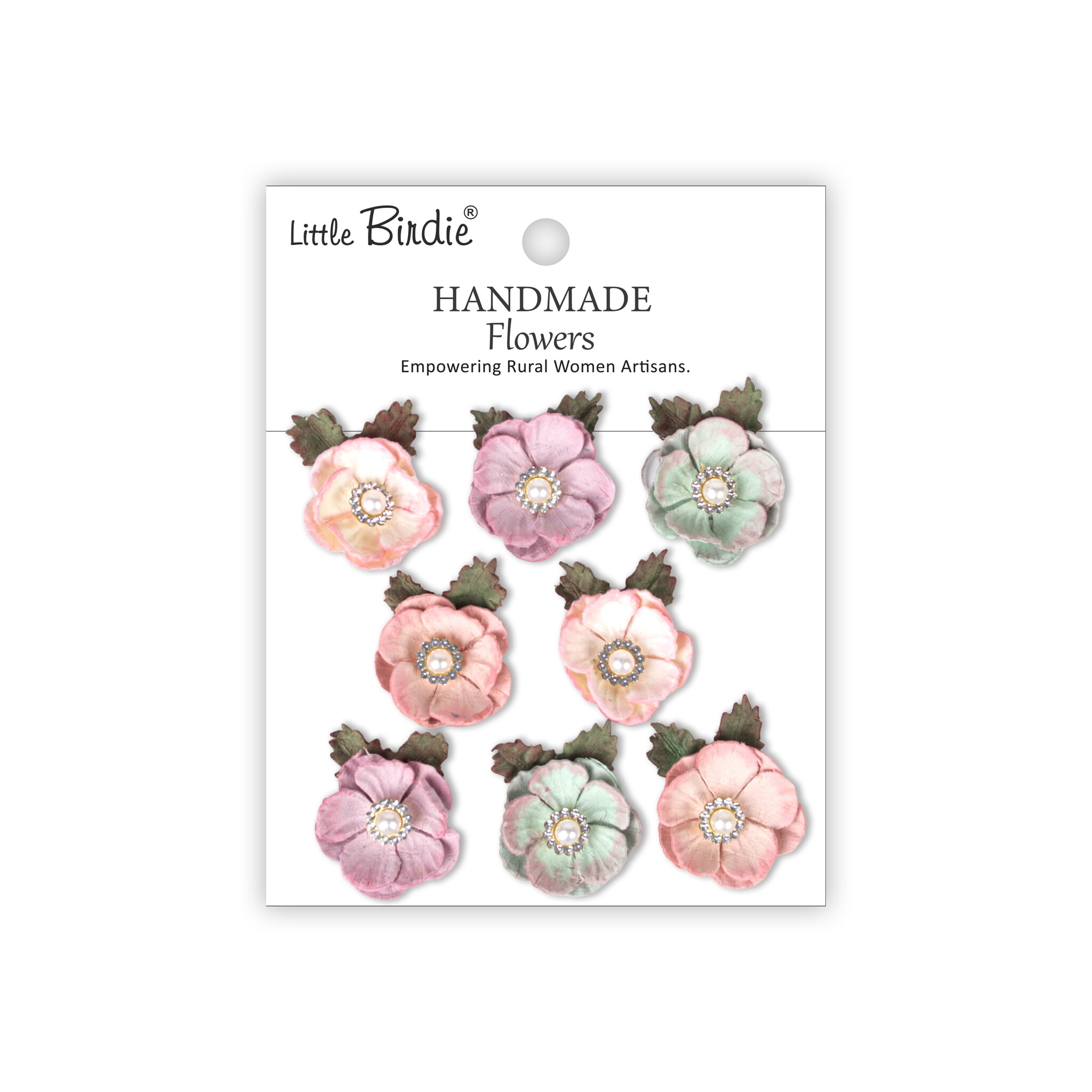 Little Birdie Handgemaakte Bloemen Butter cup - Fairy Garden 8pc