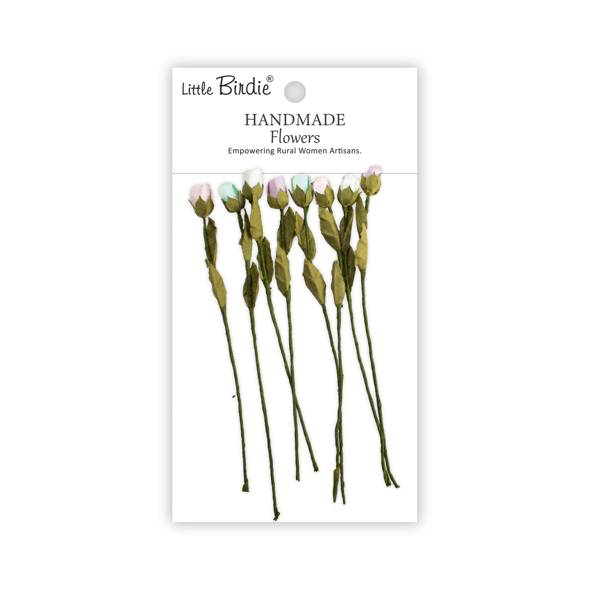Little Birdie Handgemaakte Bloemen - Lucy, Fairy Garden 8pc