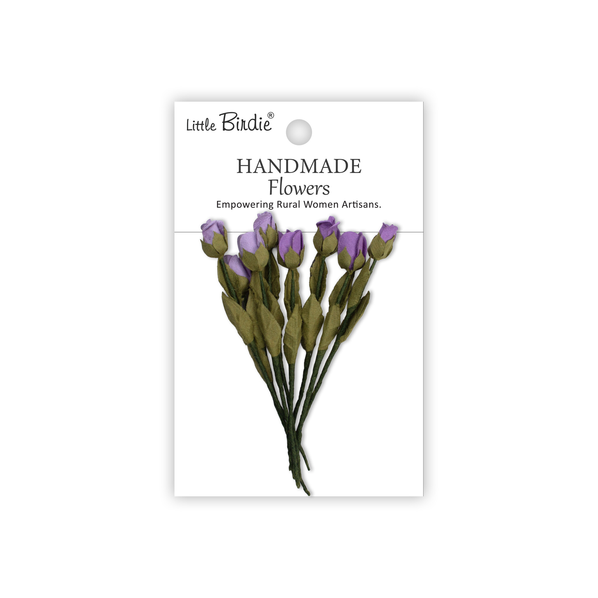 Little Birdie Handgemaakte Bloemen - Cyrus, Lilac Whisper 8pc