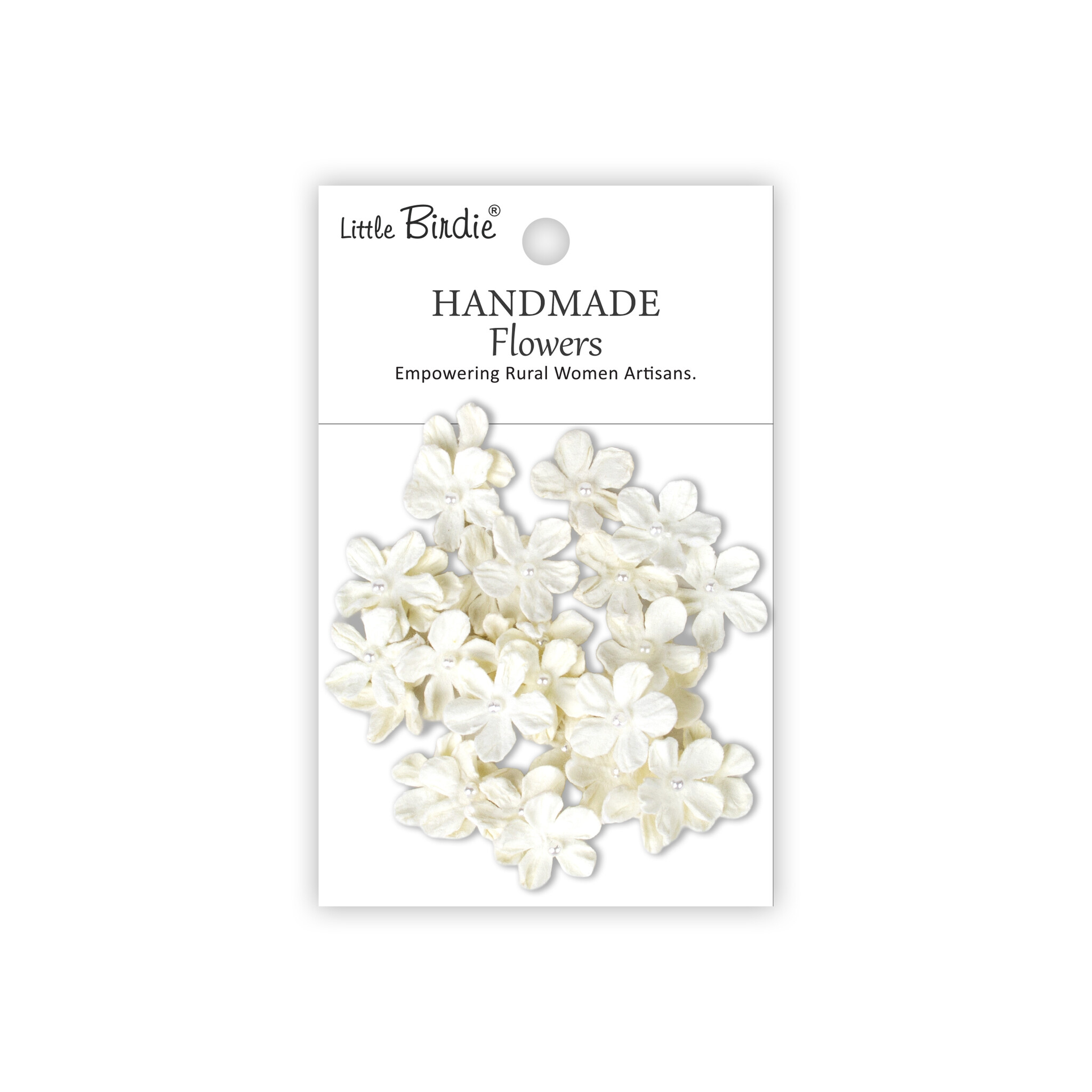 Little Birdie Handgemaakte Bloemen Pearl Petites - Ivory Pearl 30pc