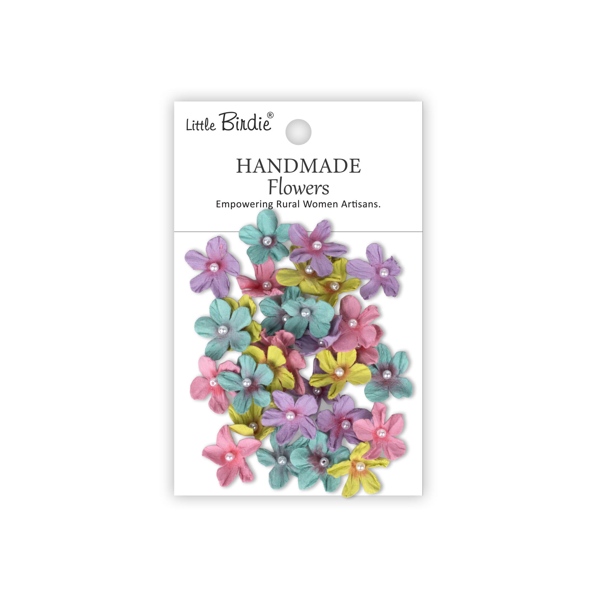 Little Birdie Handgemaakte Bloemen Pearl Petites - Pastel Petals 30pc