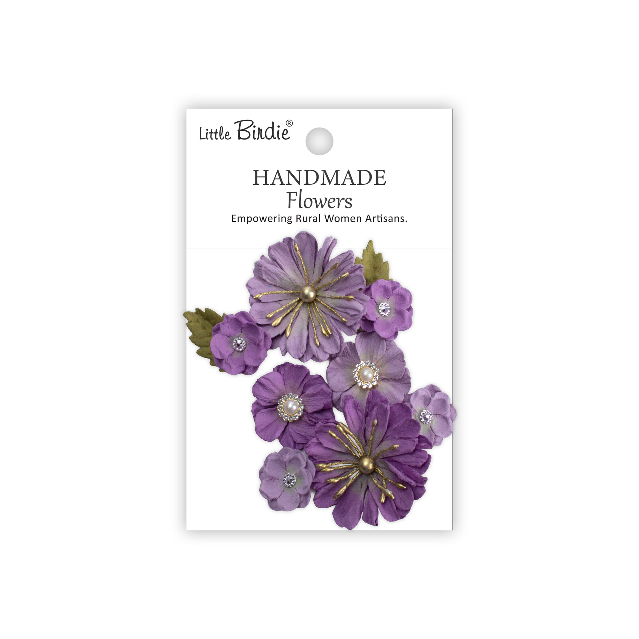 Little Birdie Handgemaakte Bloemen Liora - Lilac Whisper 10pc