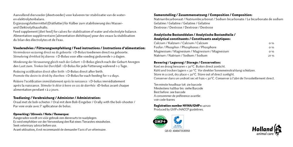 D-Bolus (Bicarbonaat pil) 24 stuks