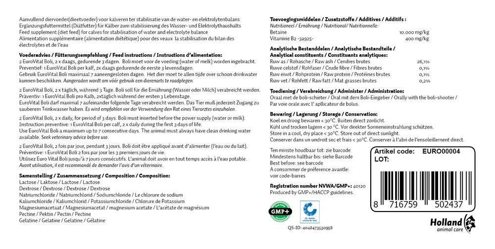 Euro-Vital Bolus 24 stuks