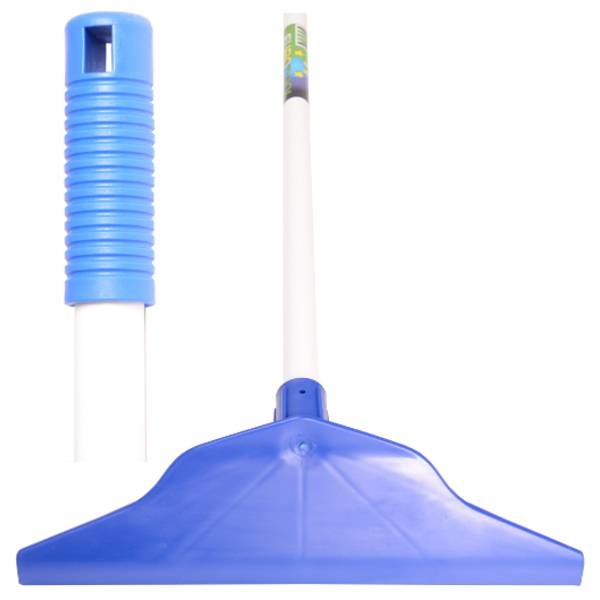 Stalkrabber kunststof blauw, met Glasvezelsteel 170cm