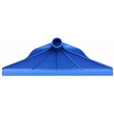 Stalkrabber kunststof blauw 35 cm, met steel 160cm