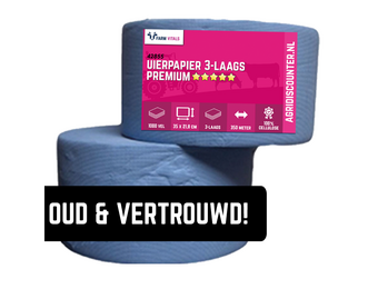 Uierpapier 3-laags premium pak 2 rol
