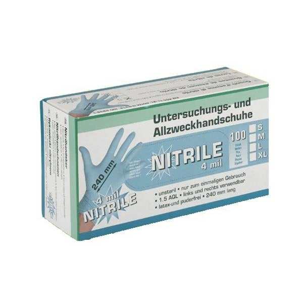 Nitril Handschoen Blauw