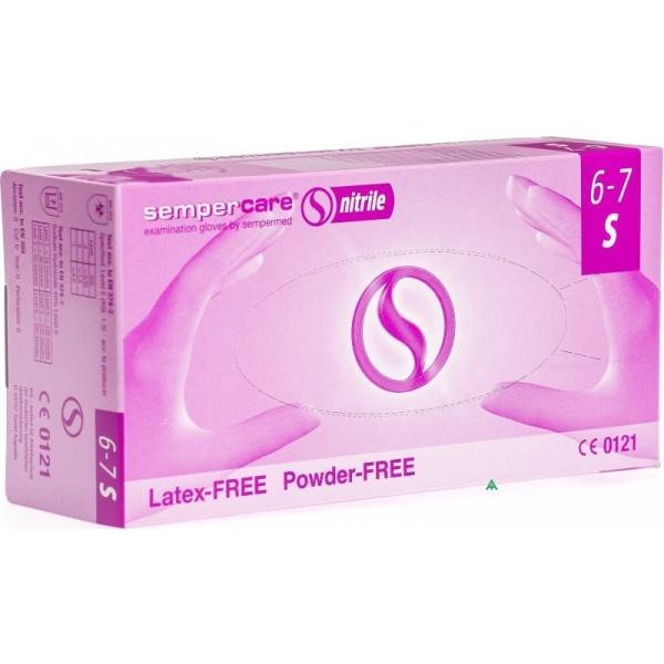 Melkhandschoen latex  Sempercare poedervrij