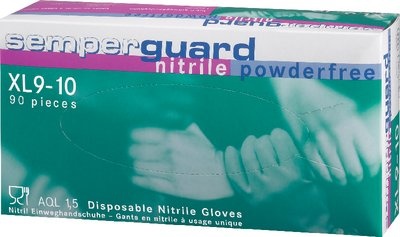 Melkershandschoen Semperguard Nitrile Poedervrij