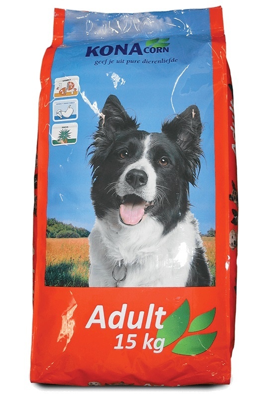 Konacorn hondenvoer 15 KG met Omega-3 en Omega-6 vetzuren