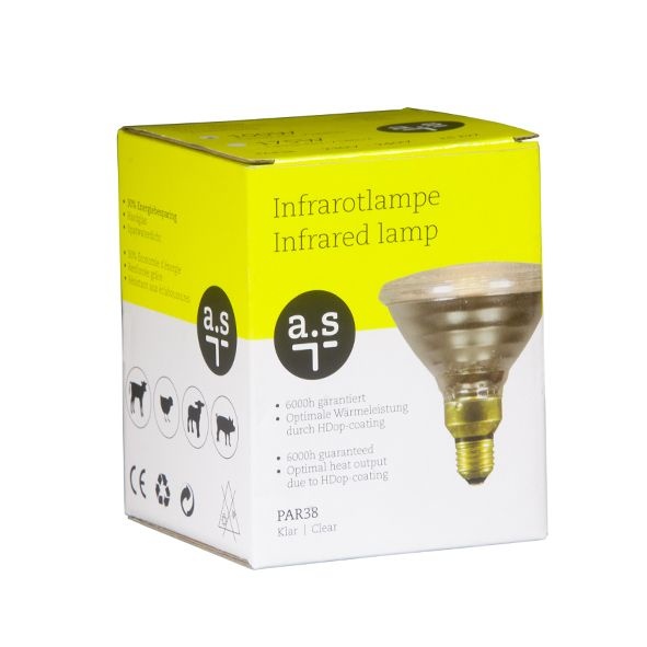 Warmtelamp 100W rood