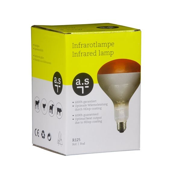 Warmtelamp 150W rood